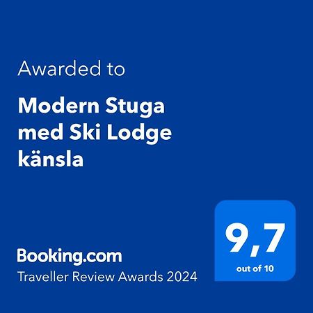 Modern Stuga Med Ski Lodge Kaensla Järvsö Exterior foto